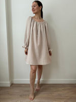 Ночная сорочка с рукавом Джейн, Бежевый