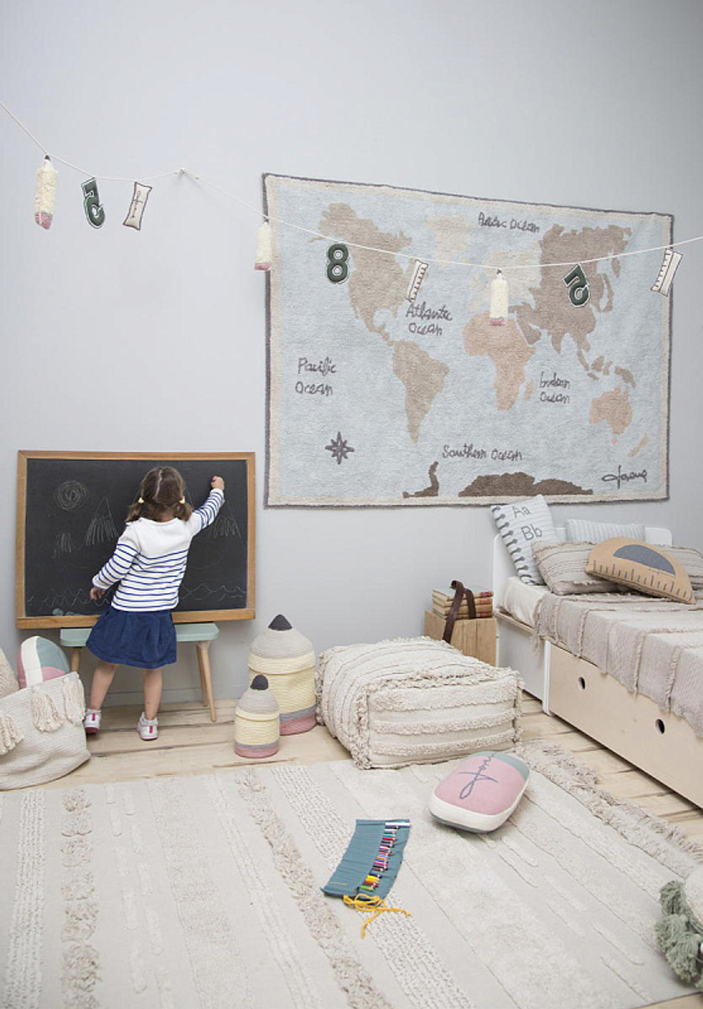 Ковер Lorena Canals Воздушные дюны белые 140х200 см