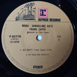 Винтажная виниловая пластинка LP Frank Zappa Waka Jawaka Hot Rats (Japan 1973) (Obi)