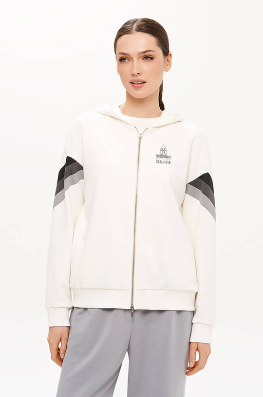 1943 Толстовка женская (молочный)