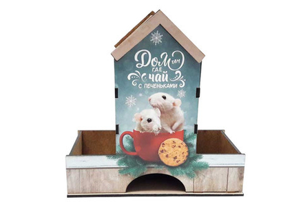 Органайзер для чая "Дом там, где чай"