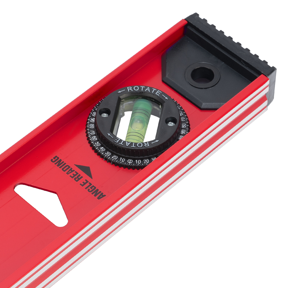 Уровень алюминиевый "Рельс", 600 мм, 3 глазка, усиленный Matrix