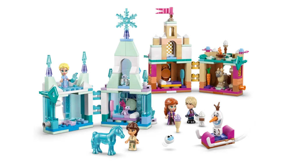 Конструктор LEGO Disney 43278 Мини-замок Эренделл и ледовый дворец Эльзы