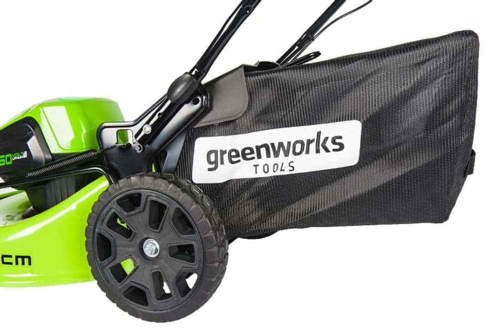 Газонокосилка аккумуляторная Greenworks Арт. 2502907, 60V, 46 см, самоходная, бесщеточная, GD60LM46SP