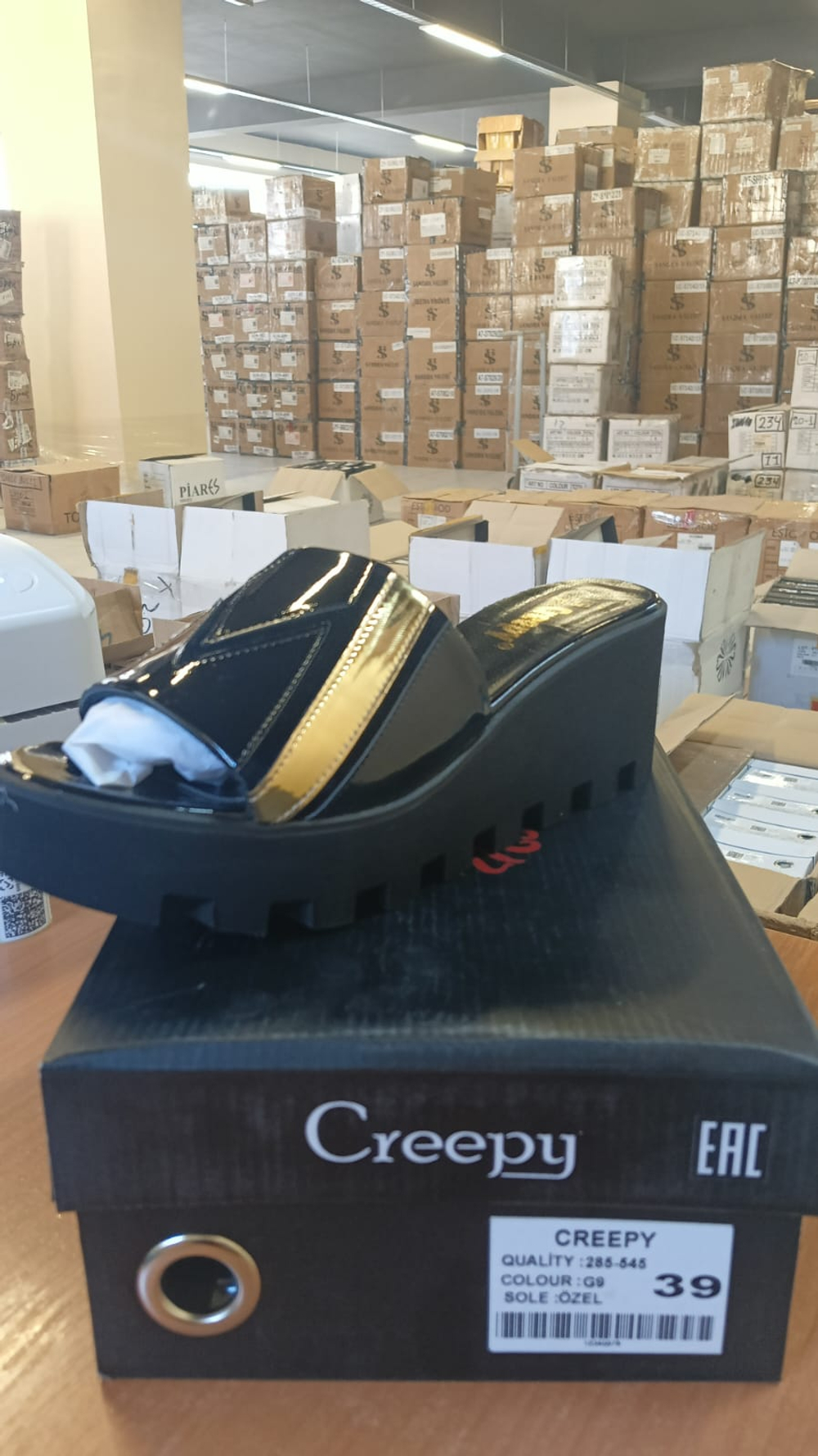 Шлепанцы женские CREEPY 285-545-G9