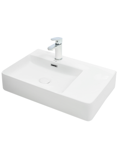 Раковина накладная WeltWasser WW  ELBACH 2223 L 605х430х125