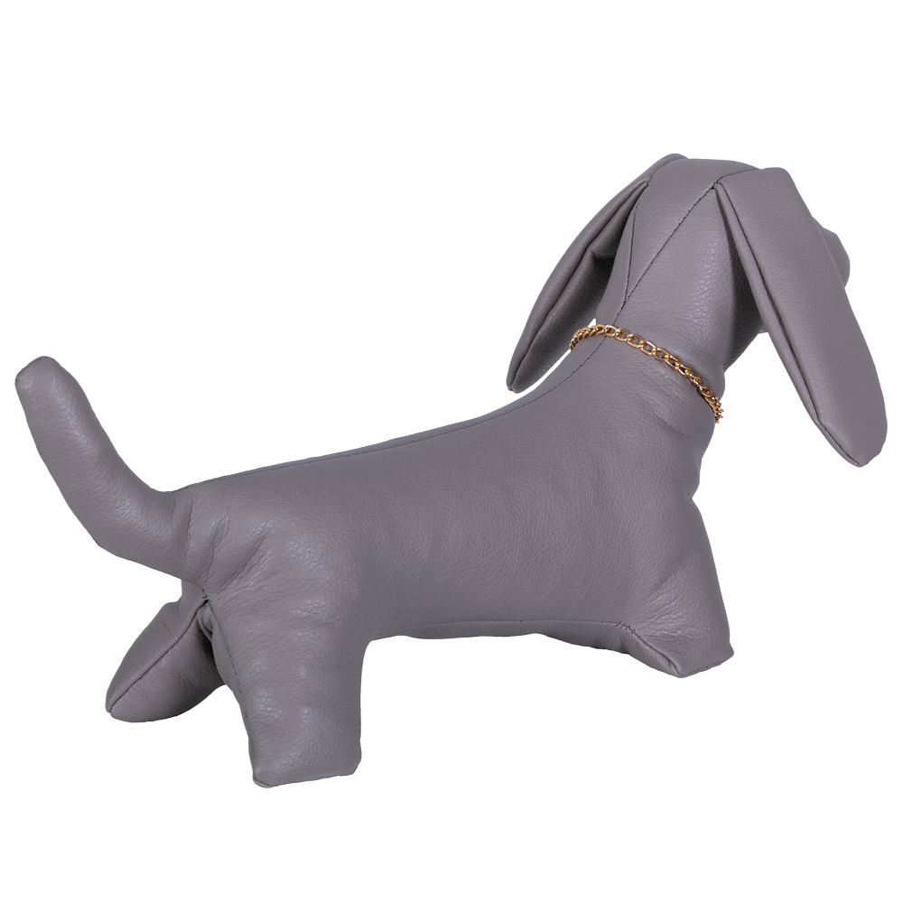 Сувенир Стоппер Такса Джулия Серый