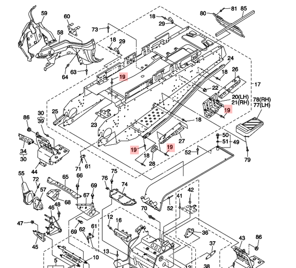 Заклепка Yamaha 902674817700
