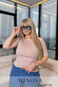 Футболка 1550-бежевый Minova