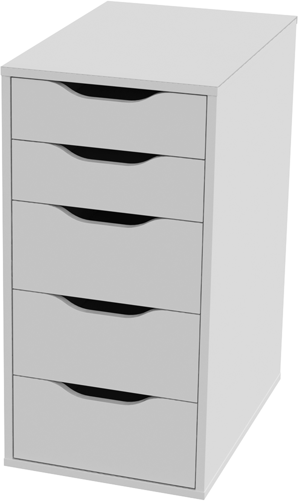 Комод Ингар 5 36x71x53, белый