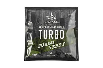 Спиртовые дрожжи Bragman "Turbo", 115 г