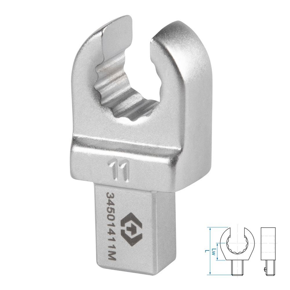 KING TONY (34501411M) Насадка разрезная серии "FIT", 11 мм, 9х12 мм