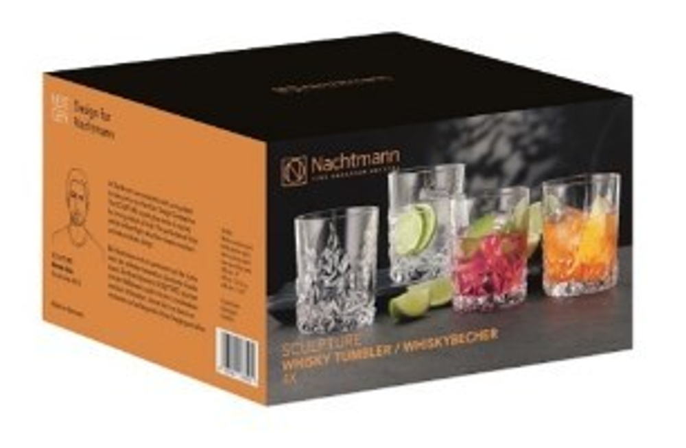 SCULPTURE - Набор стаканов 4 шт. 365 мл (set of 4 O/F tumblers)