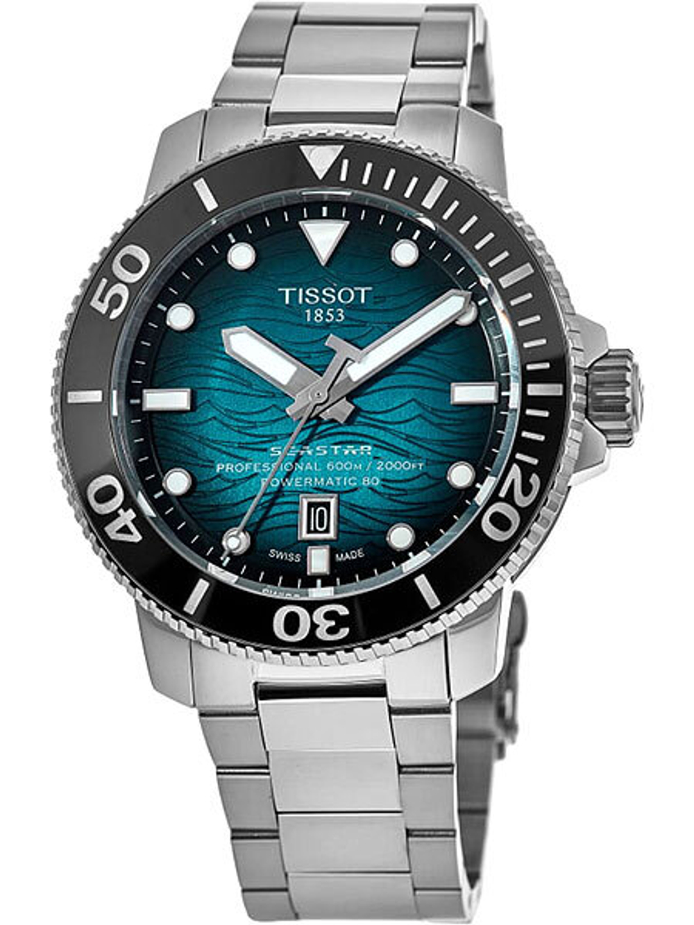 Швейцарские механические наручные часы Tissot T-Sport Seastar T120.607.11.041.00