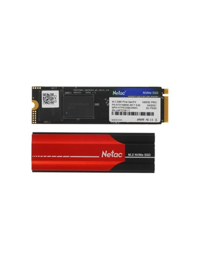 SSD диск Накопитель SSD Netac PCI-E 3.0 1Tb NT01N950E-001T-E4X N950E Pro M.2 2280