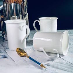 Lenardi 205-620 Набор из 6 кружек 400мл ATLANT в под.уп.(х6)Костяной фарфор