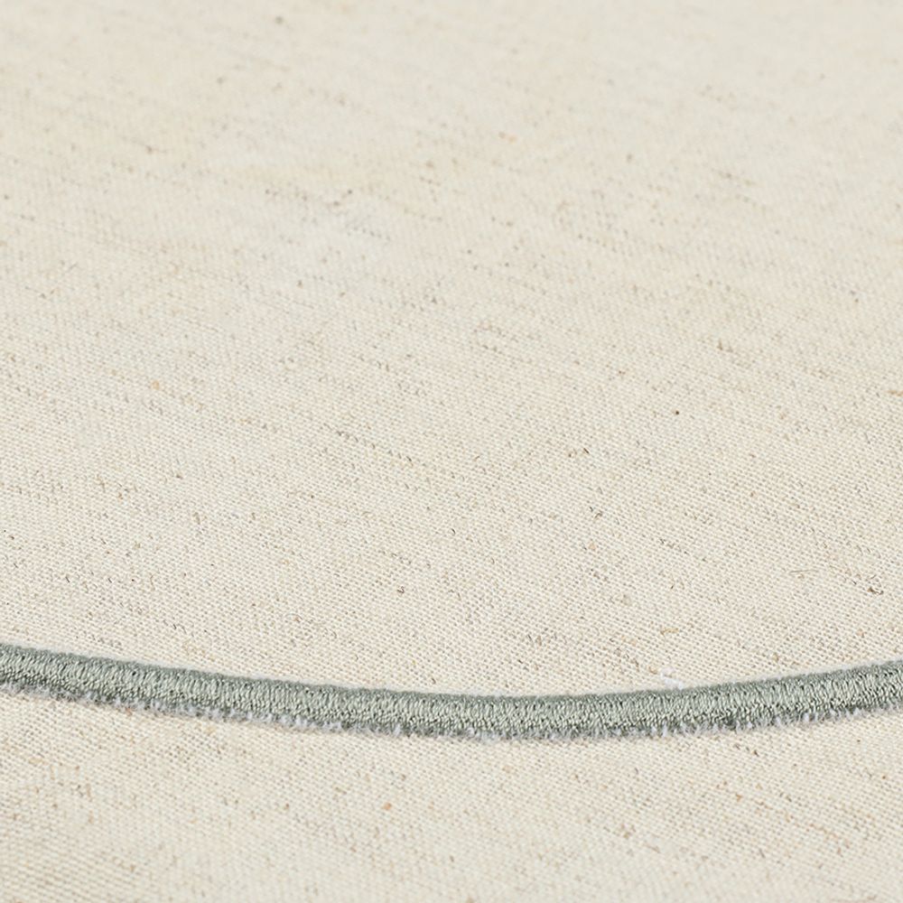 Салфетка под приборы Anemone из коллекции Trendy Ruffles, Ø38 см, серый