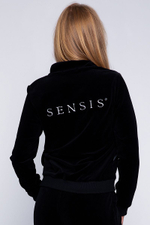 Стильный женский костюм Jennifer с брючками (Размер: S-M) (Цвет: черный)