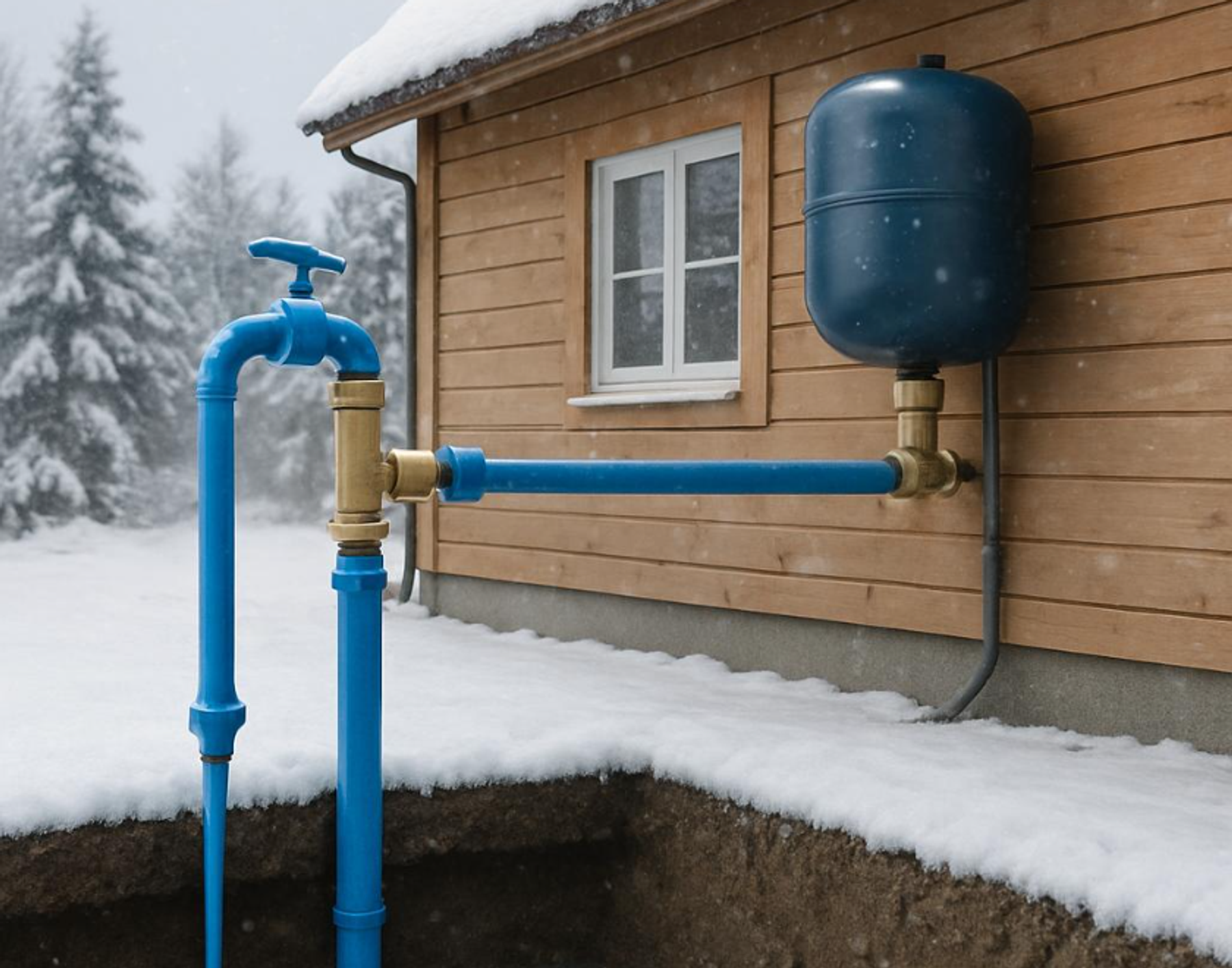 Зимнее водоснабжение для дачи: практические решения для холодного периода