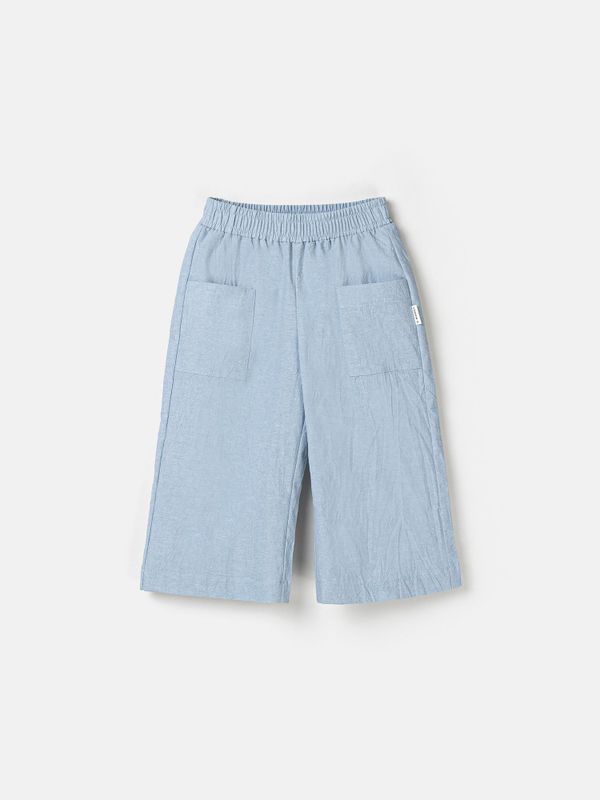 Брюки кюлоты хлопковые 