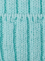 Шапка детская осенняя с завязками и помпонами