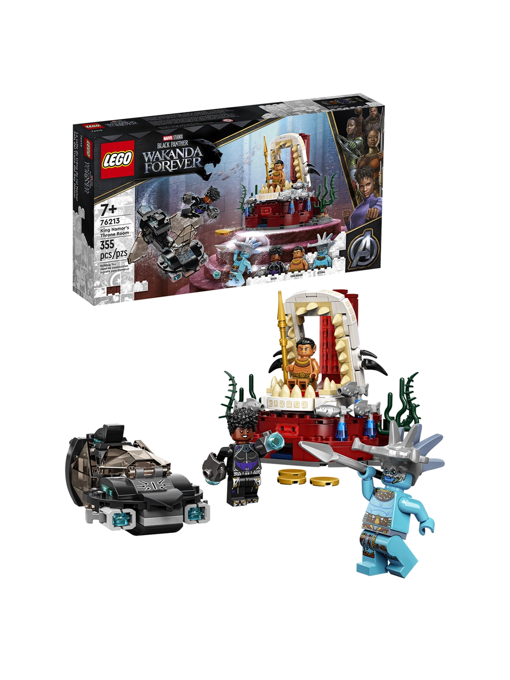 Конструктор LEGO Marvel 76213 Лего "Тронный зал короля Нэмора"