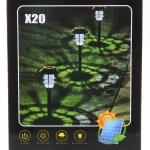 Фонарь садовый «Средневековье» 12*42 см, на солнечной батарее (свечение теплый белый) 1 LED