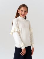 Джемпер для девочки AT244 молочный
