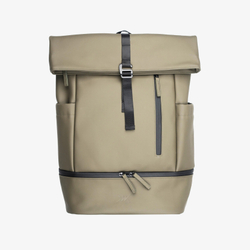 Рюкзак Молодость Roll Top Tech Leather (One Size, Оливковый)