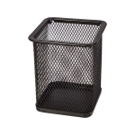 Подставка-стакан для канцтоваров Alingar, металлическая, квадратная, сетчатая, ассорти