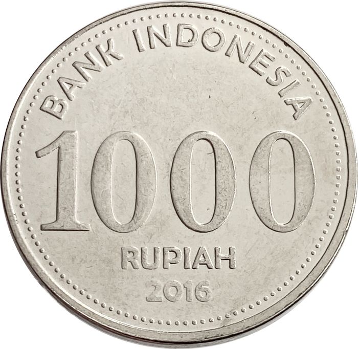 1 000 рупий 2016 Индонезия