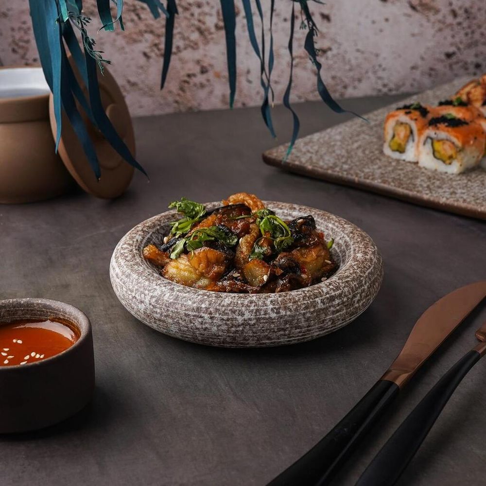 Блюдо круглое d 15 см h3,5 см Brown Untouched Taiga P.L. Proff Cuisine [1]