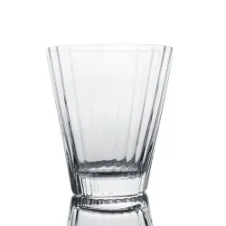 Стакан Олд Фэшн 340 мл "Fire Optical" d 9,4 см h10,7 см оптические грани дно овал P.L. - BarWare [6]
