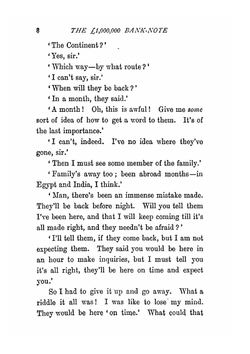 The 1,000,000 pound bank-note, and other new stories | Mark Twain