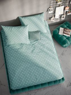 Постельное белье перкаль Сказка "Николь" 1,5-сп Наволочка 50х70 см 1 шт Простынь 150x215 см Пододеяльник 145x215 см