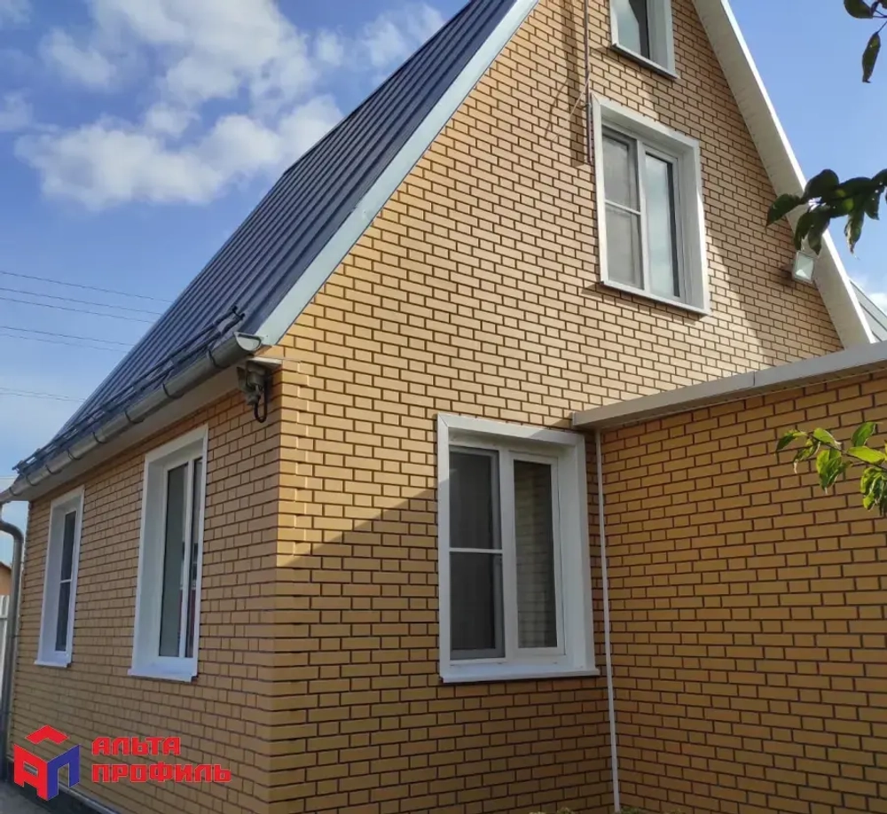 Фасадная панель Альта Профиль Клинкерный кирпич Желтый 1130*420мм 0,48м2