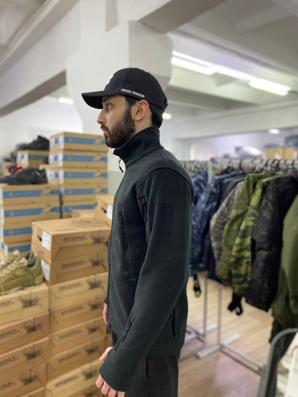 Куртка флисовая / черная