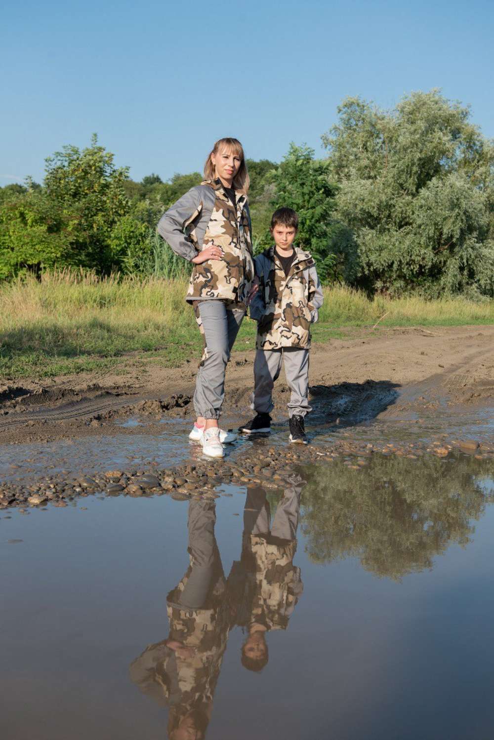 Костюм детский Горка 3 / весна-лето/  комбинированный ягуар