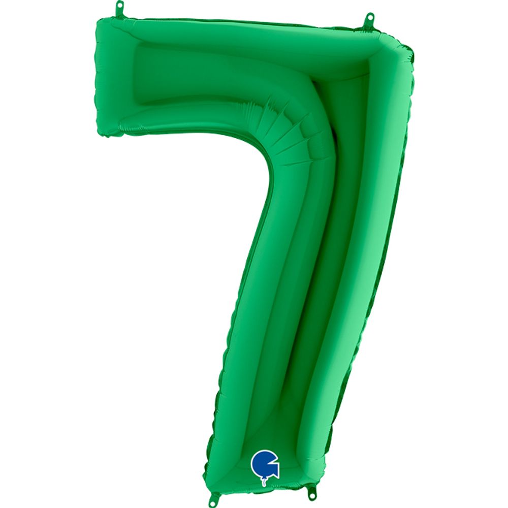 Цифра 7 зеленый (БГ-60)