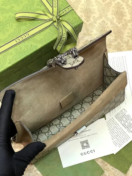 Сумка Gucci Dionysus GG Supreme MINI бежевый