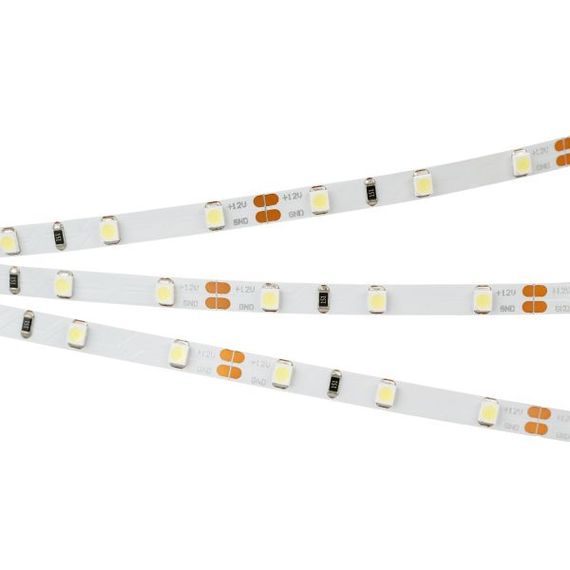 Светодиодная лента Arlight 4,8W/m 60LED/m 2835SMD теплый белый 5M RT-A60-5mm 12V Warm2700 028615(2)