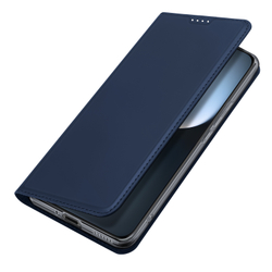 Чехол книжка из PU кожи синего цвета от Dux Ducis для Honor Magic 7, серия Skin Pro Series Case