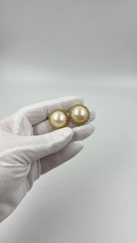 Серьги жемчужные круглые
