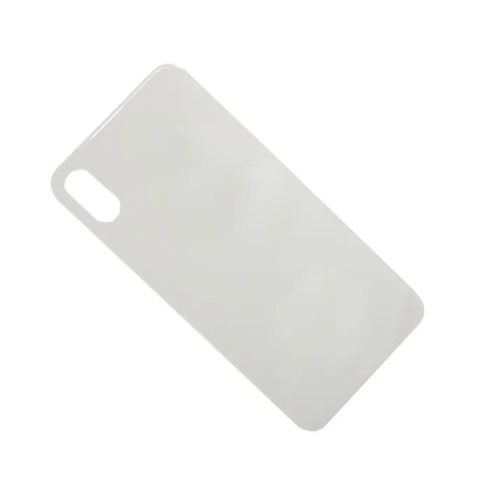 Задняя крышка для Apple iPhone Xs Белый (широкий вырез под камеру) - Премиум