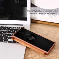 Кожаный чехол-книжка Nillkin Leather Qin Pro для Samsung Galaxy S23 Ultra