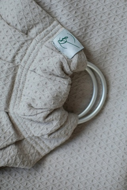 Тканый слинг на кольцах «Крепкие объятия», Какао