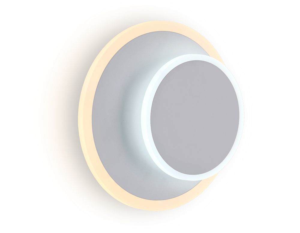 Настенный светодиодный светильник FW105 WH/S белый/песок LED 3000K/6400K 15W 240*190*50