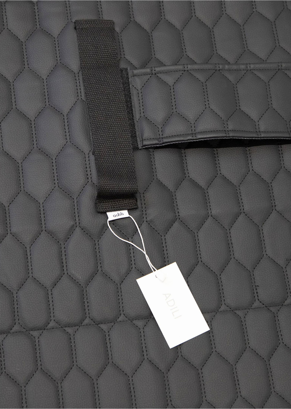 Жайнамаз черный (принт 214-02) размер 67х110 Adili