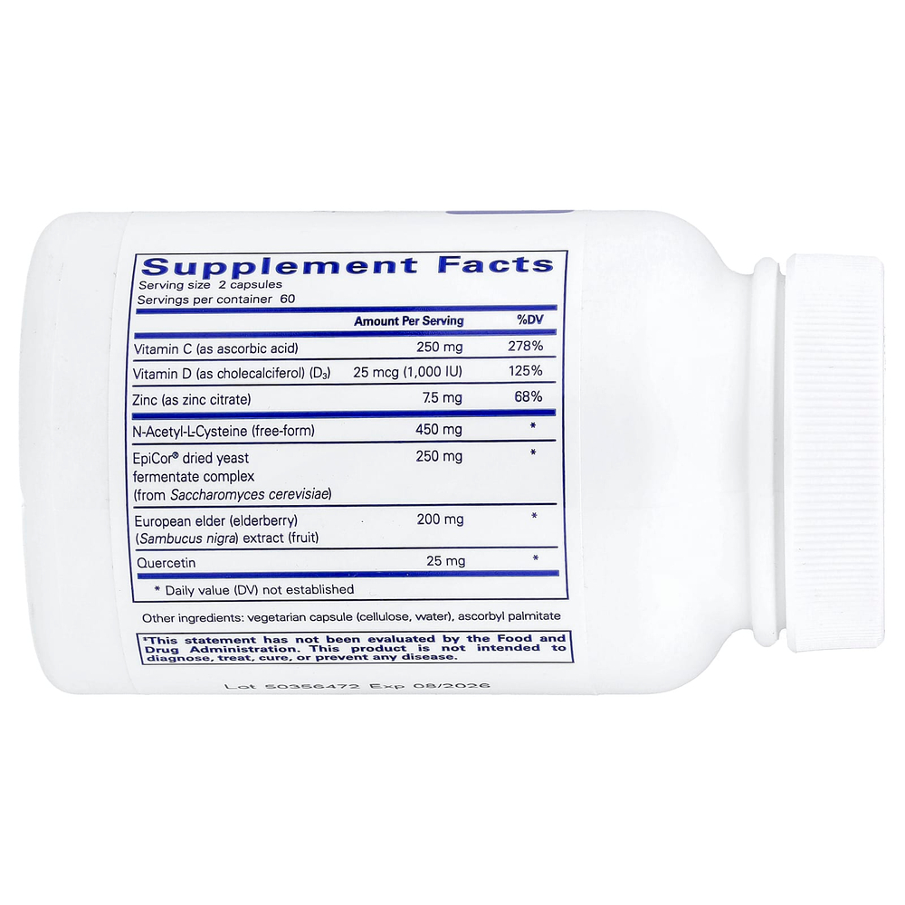 Pure Encapsulations, PureDefense with NAC, 120 Capsules