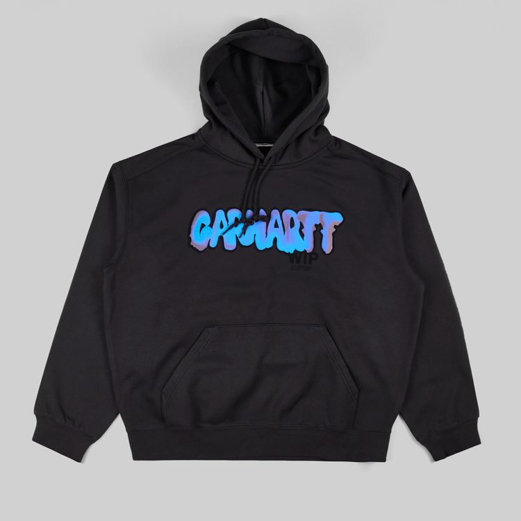 Толстовка мужская Carhartt WIP Drip Hooded артикул:I033254-charcoal - купить в магазине Дайс